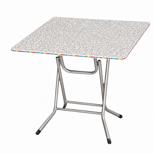 FT-3X3S-MB 3X3 SQUARE BOARD TABLE WITH FOLDING LEG